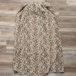 Floral Print Women's Midi Skirt